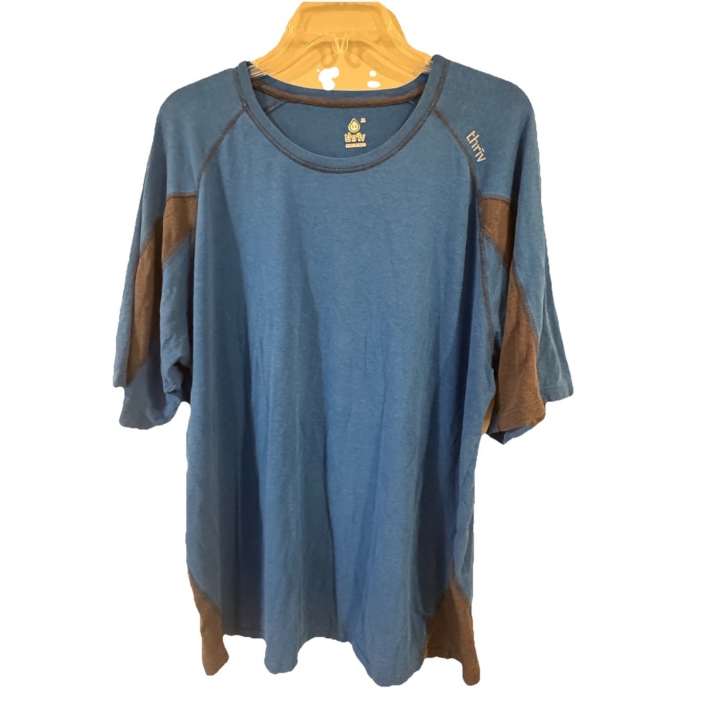 Thriv Active Short Sleeve T Shirt XL Blue